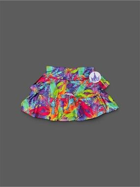 Azarhia Crawfish Athletic Ruffle Skort NWT Girls XL 14/16 Mardi Gras Festival